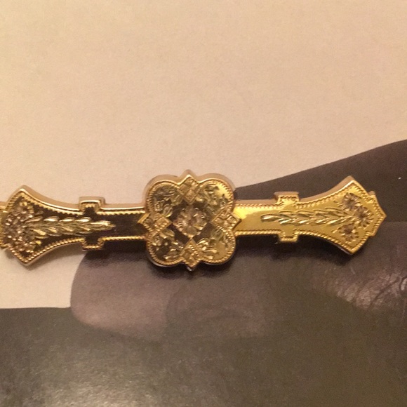 Antique 10k 1 -20 GF top brooch by F.M.CO - Picture 2 of 7